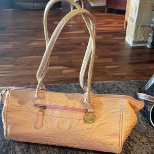 Light pink dress Brahmin bag